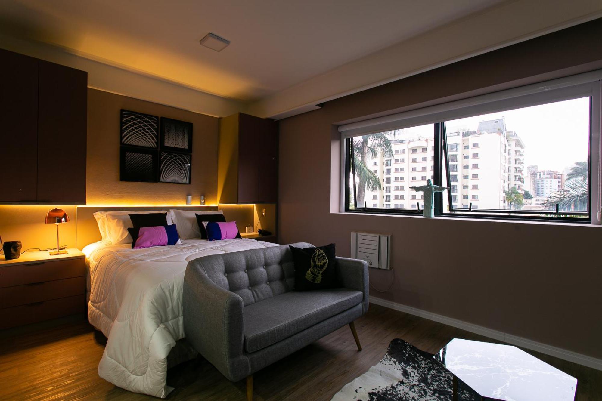 Ben - Flats Completos Com Limpeza Diaria E Estacionamento Incluso Apartamento *